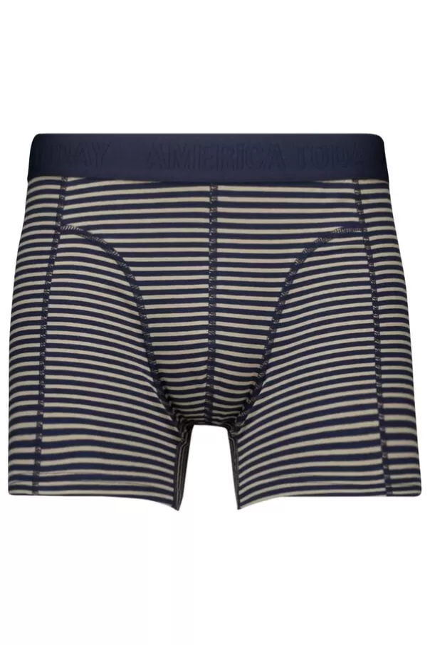 Sous Vetements & Lounge<America Today Boxershort Alex Blue/brown | Sky | Lilac