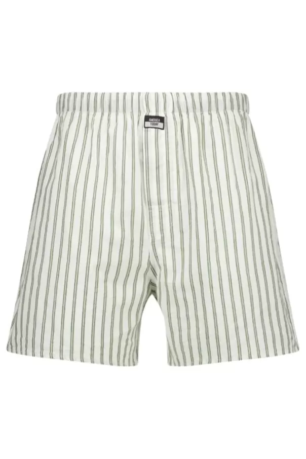 Sous Vetements & Lounge<America Today Boxershort Thomas White/green | Olive