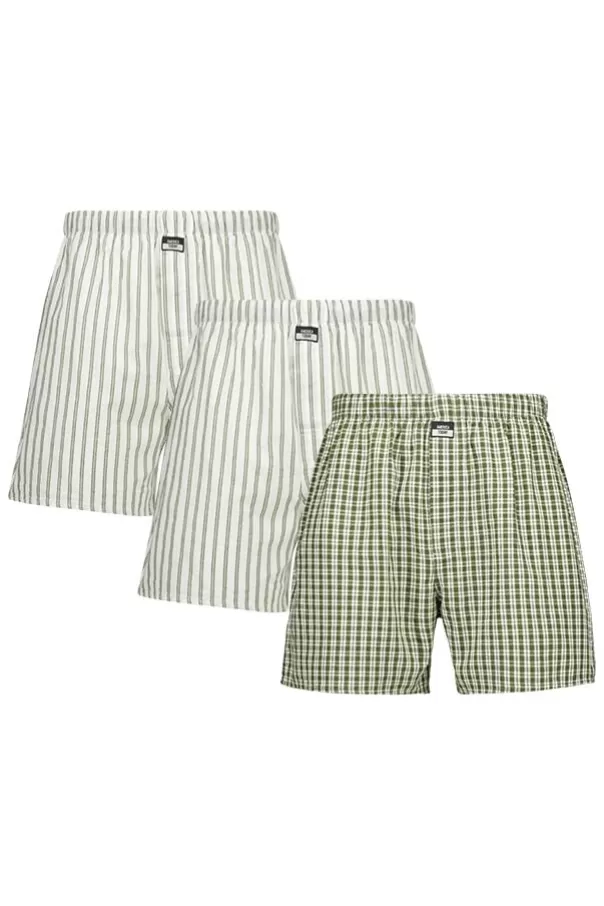 Sous Vetements & Lounge<America Today Boxershort Thomas 3P Olive