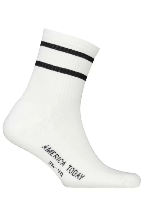 Chaussettes | Accessories<America Today Chaussettes Toca Black/white | Army/white