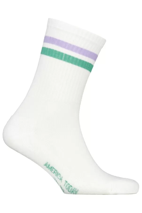 Chaussettes | Accessories<America Today Chaussettes Toca White/purple