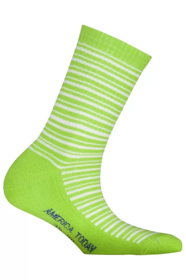 Chaussettes | Accessories<America Today Chaussettes Toca AOP Lime