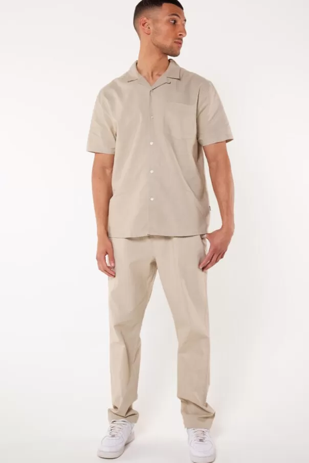 Chemises | T-shirts & Polo's<America Today Chemise Isley Grey | Deepblue | Beige