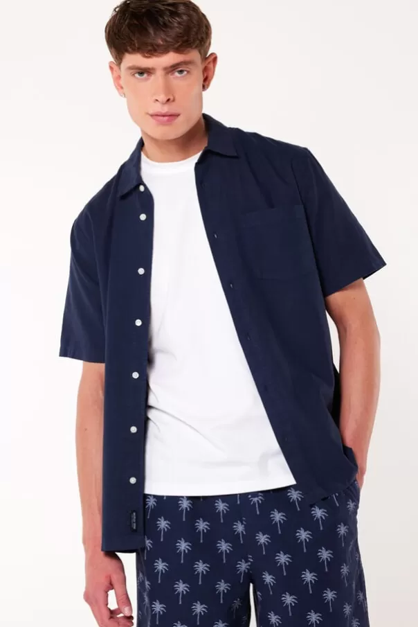 Chemises | T-shirts & Polo's<America Today Chemise Izan Darkblue | TrueBlue