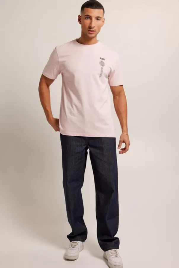 T-shirts & Polo's<America Today Emory Lightpink | Washedblack | Kit