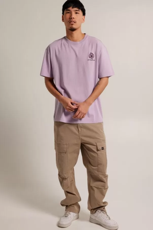 T-shirts & Polo's<America Today Enzo Black | Lilac | Offwhite