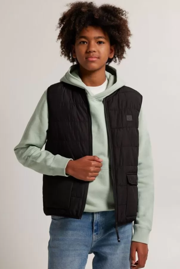 Vestes<America Today Gilet matelasse Joseph Jr Black