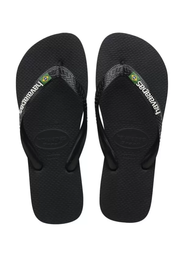 Chaussures<America Today Havaianas Brasil Logo Black