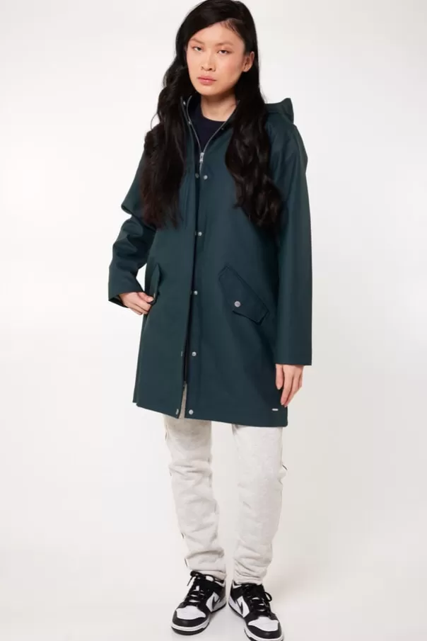 Vestes | Women's raincoats<America Today Imperméable Janice Black | Frenchblue | Navy