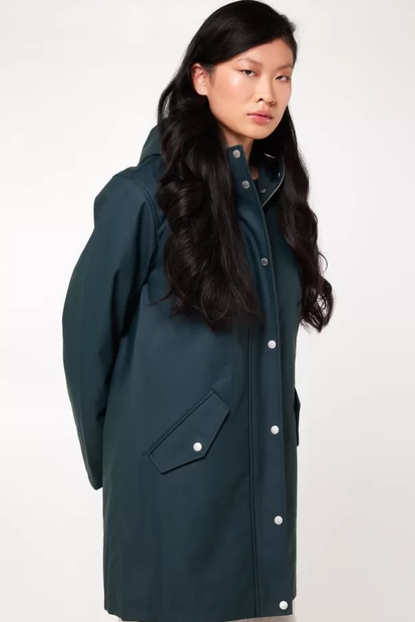 Vestes | Women's raincoats<America Today Imperméable Janice Black | Frenchblue | Navy