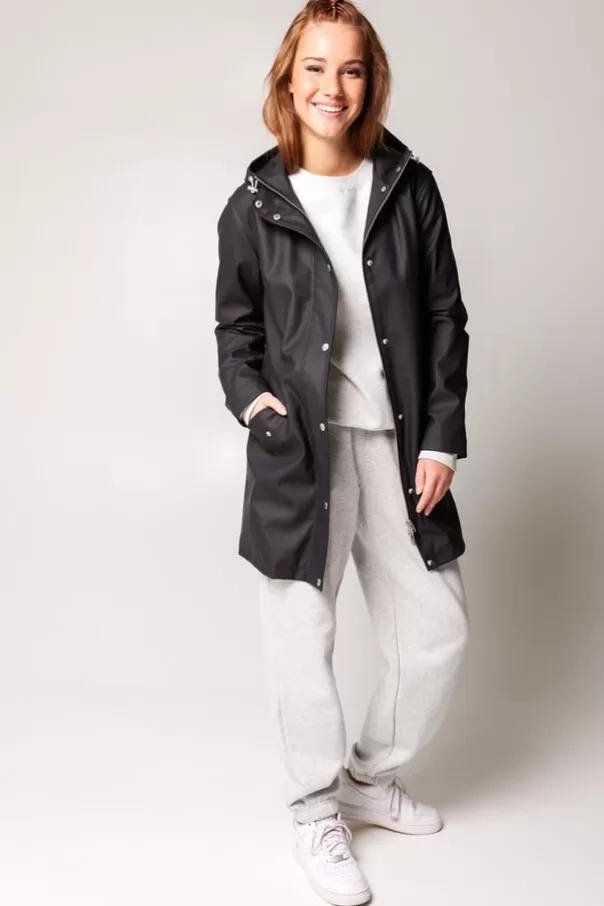 Vestes | Women's raincoats<America Today Imperméable Janice Black | Frenchblue | Navy