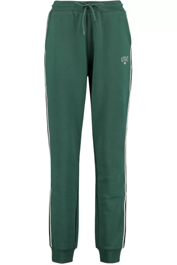 Pantalons | Pantalons de Jogging<America Today Pantalon de jogging Carly Midgreymelange | Midnight | Darkgreen