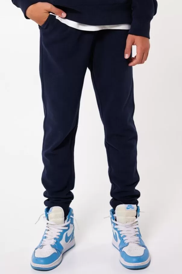 Pantalons | Pantalons de jogging<America Today Pantalon de jogging Chance JR Black | Darkblue | Lightgreymelange