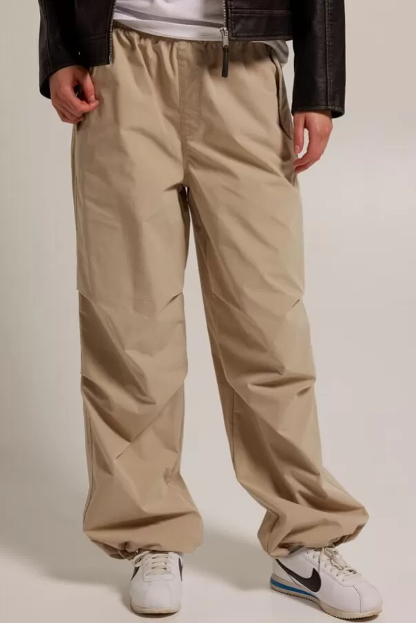 Pantalons<America Today Pantalon parachute Phara Army | Beige