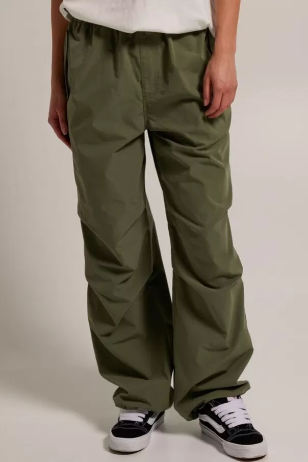 Pantalons<America Today Pantalon parachute Phara Army | Beige