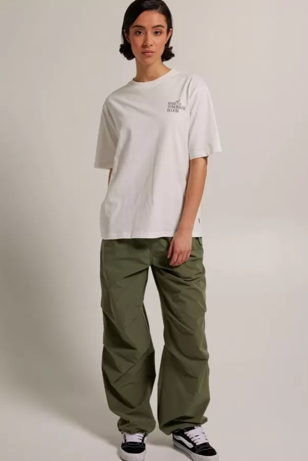 Pantalons<America Today Pantalon parachute Phara Army | Beige