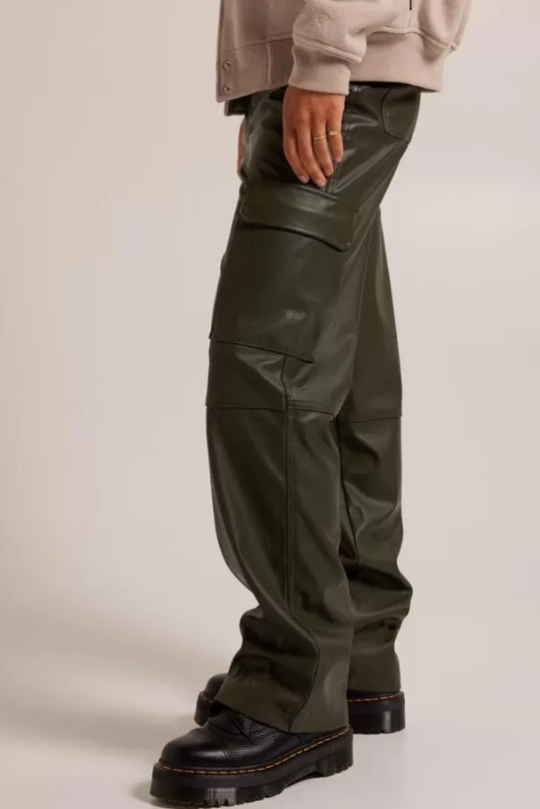 Pantalons<America Today Pantalon Parker Black | Army