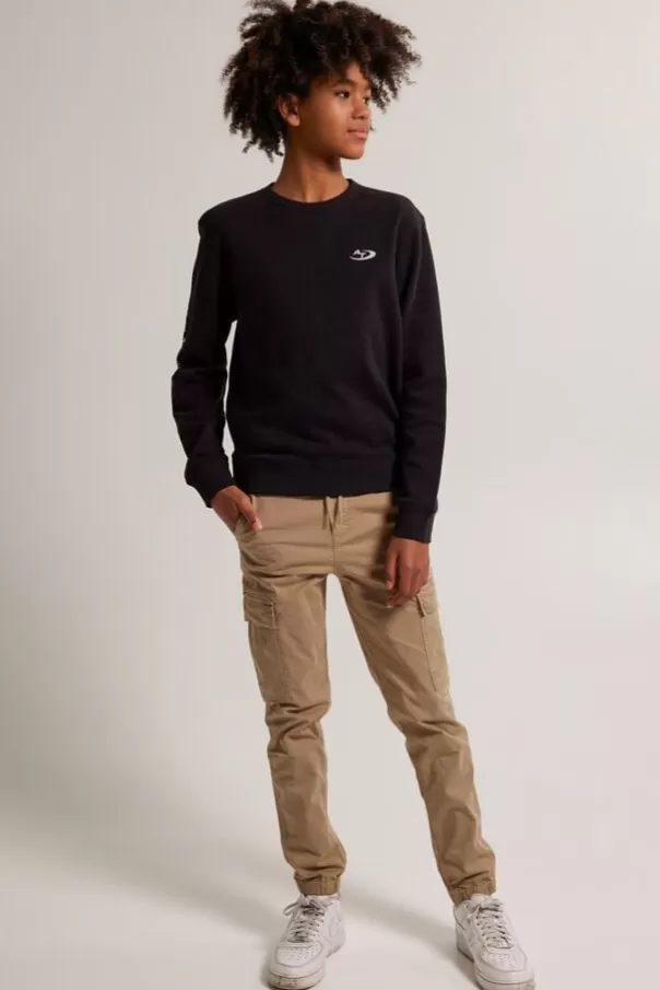 Pantalons<America Today Pantalon Pharrell JR Black | Khaki | Softgreen