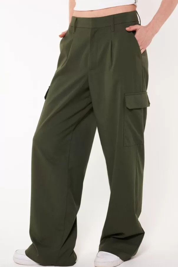 Pantalons<America Today Pantalon Phyne Army