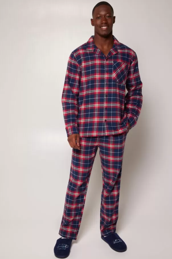 Sous Vetements & Lounge | Pyjamas<America Today Pyjama Nathan shirt Red/navy