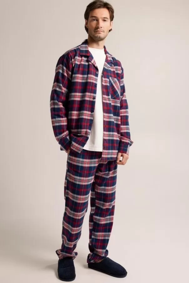 Sous Vetements & Lounge<America Today Pyjama Nathan Shirt Red/blue