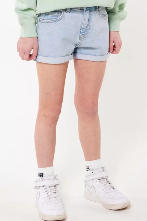 Shorts<America Today Short Lucy Jr Washedblack | Lightblue