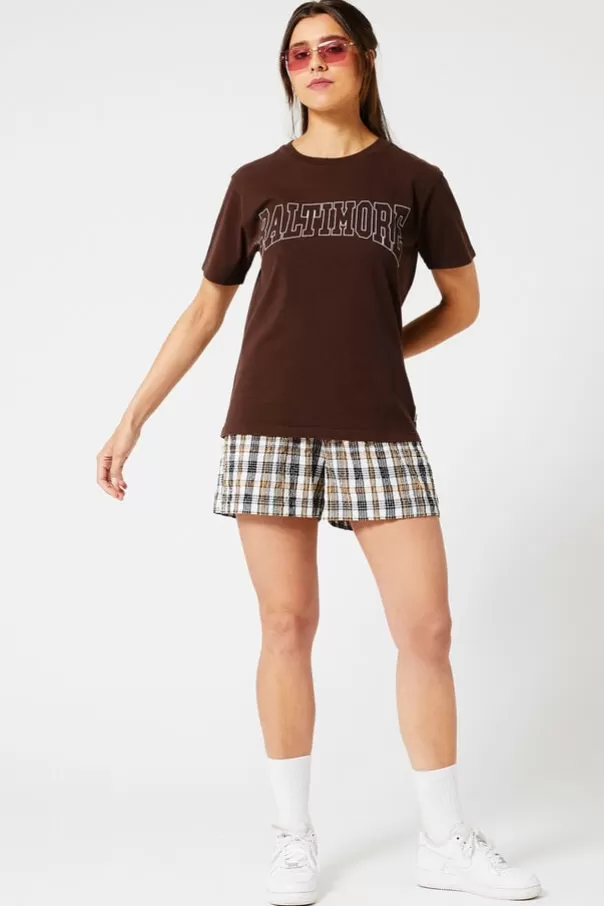 Shorts<America Today Short Nina White/brown