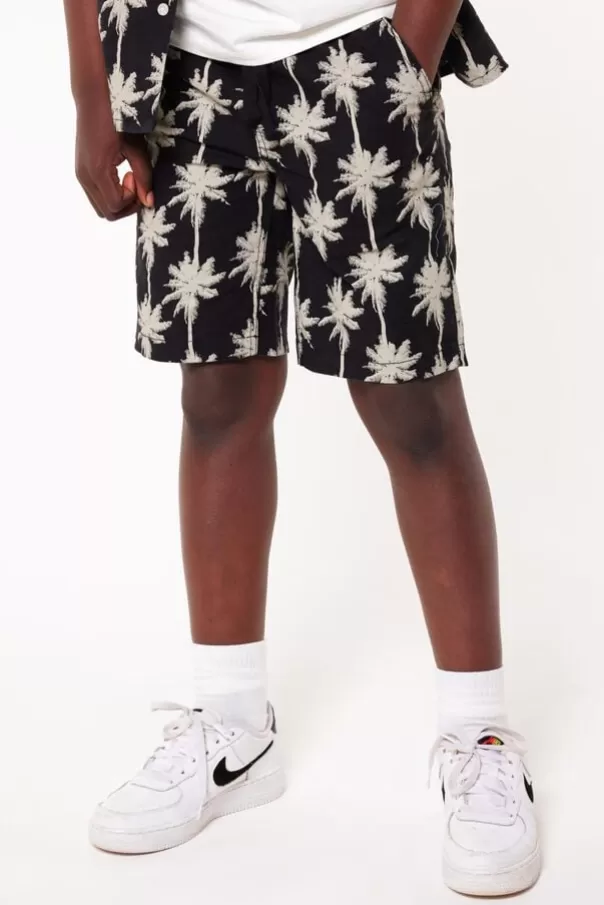 Shorts<America Today Short Nino JR Washedblack | Darkblue