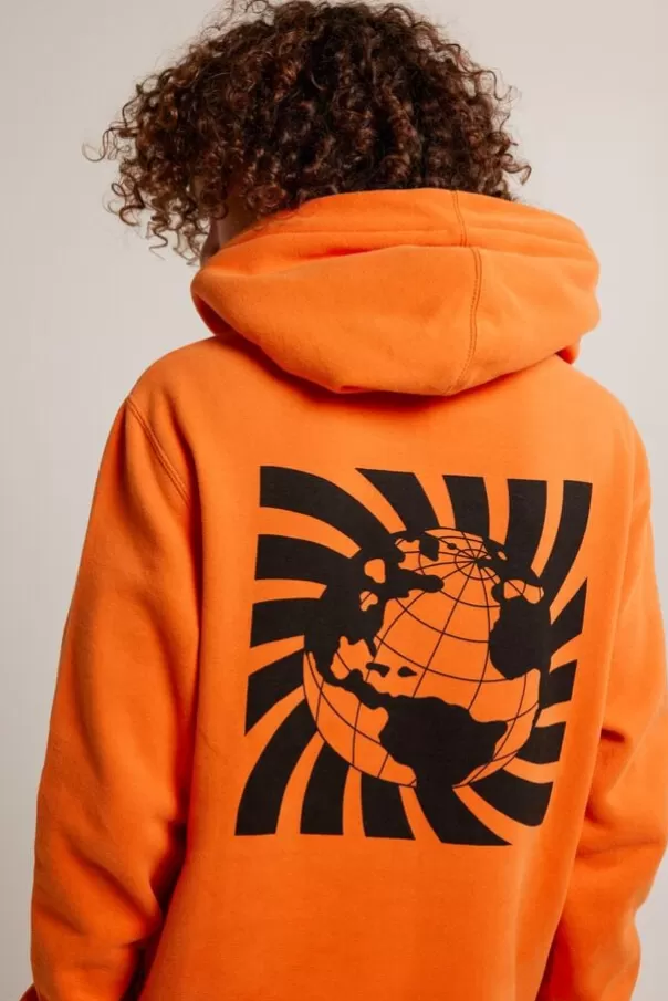 Pulls & Gilets | Sweats & sweats à capuche<America Today Sweat a capuche Stern hood JR Orange