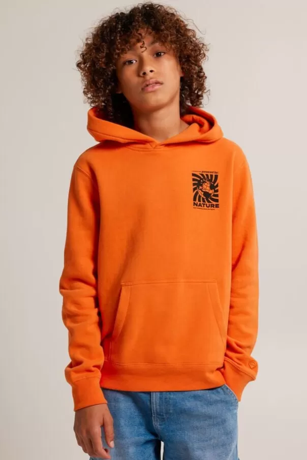 Pulls & Gilets | Sweats & sweats à capuche<America Today Sweat a capuche Stern hood JR Orange