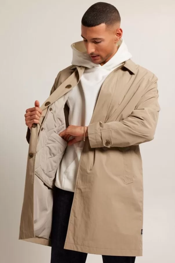 Vestes<America Today Trench-coat John Khaki