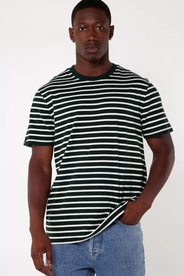 T-shirts & Polo's<America Today T-shirt basique Eric Black/white | White/blue | Offwhite | White/green