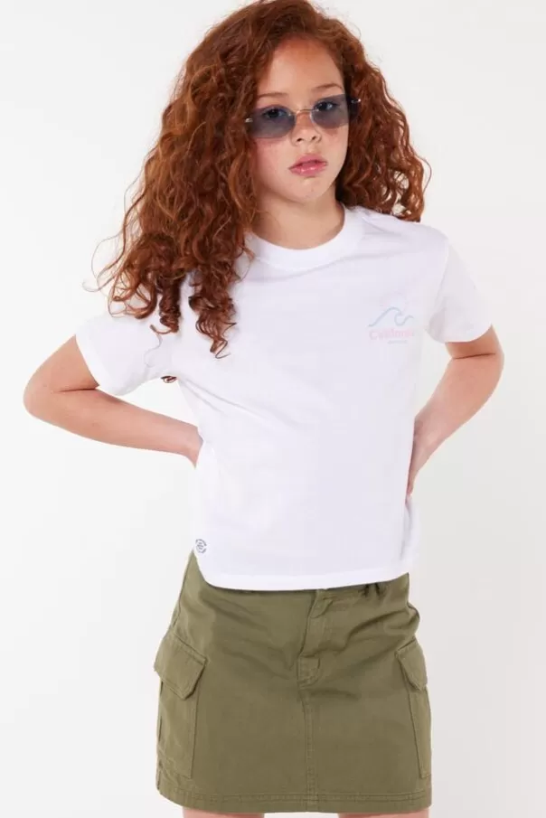 T-shirts &Tops<America Today T-shirt Emmalyn JR Washedblack | Babyblue | Offwhite