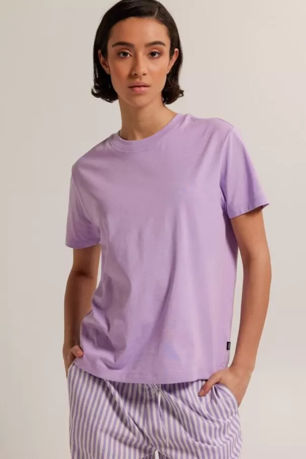 Sous vetements& Lounge<America Today T-shirt Esther Frenchblue | Oatmeal | Cascade | Lilac/purple