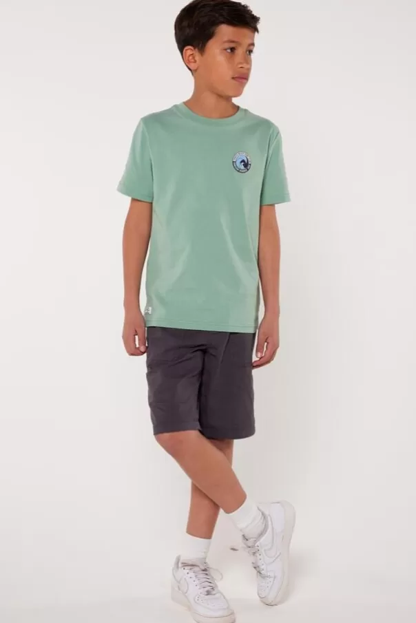 T-shirts & Polo's<America Today T-shirt Ewan Jr TrueBlue | Lightgreen | Offwhite