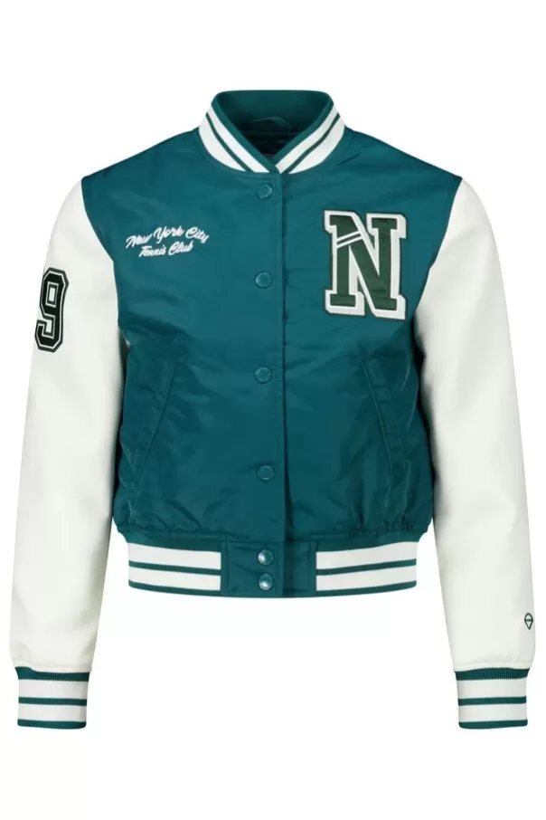 Vestes<America Today Varsity jacket Joy JR Darkgreen | Kit