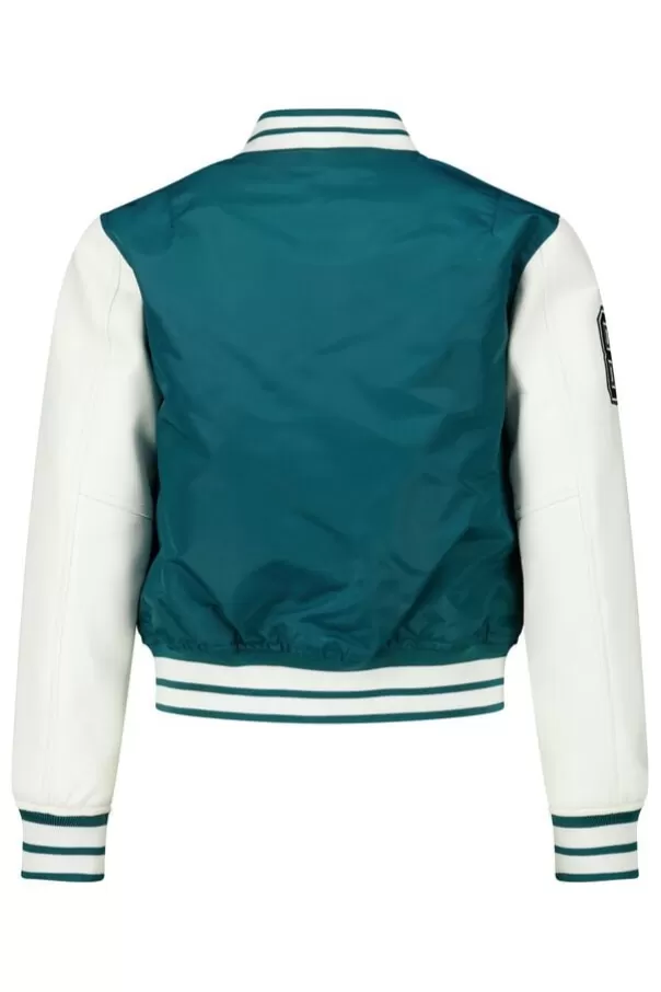 Vestes<America Today Varsity jacket Joy JR Darkgreen | Kit